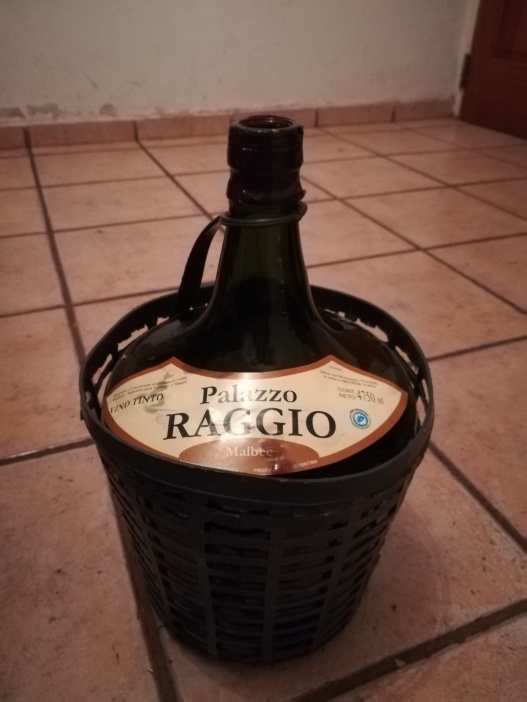 Dama Juana, 5 Liter Wein